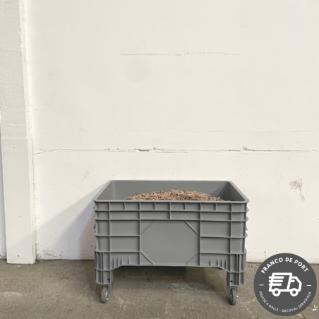 Bac sur roulettes stockage calage 200L Bac sur roulettes stockage calage 200L