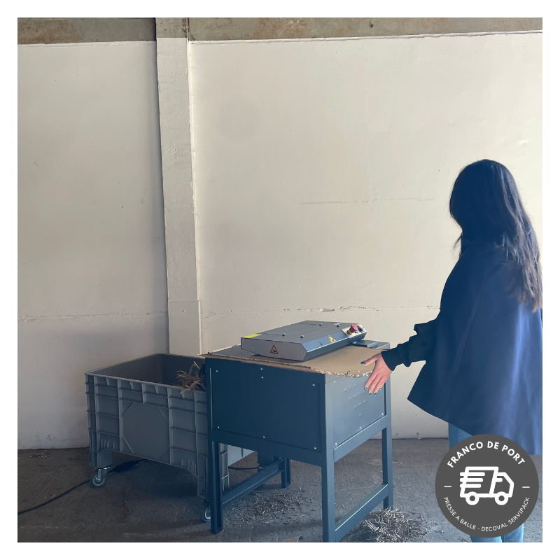 Bac sur roulettes stockage calage 200L