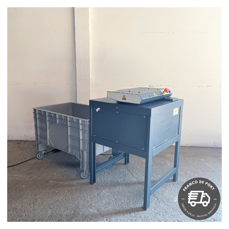 Bac sur roulettes stockage calage 200L
