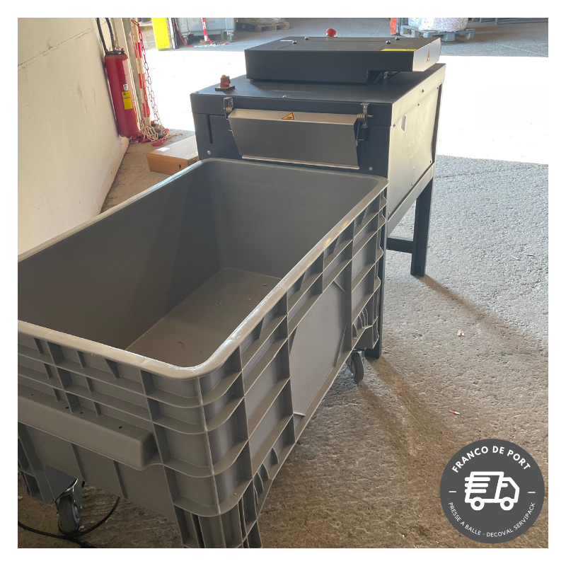 Bac sur roulettes stockage calage 200L