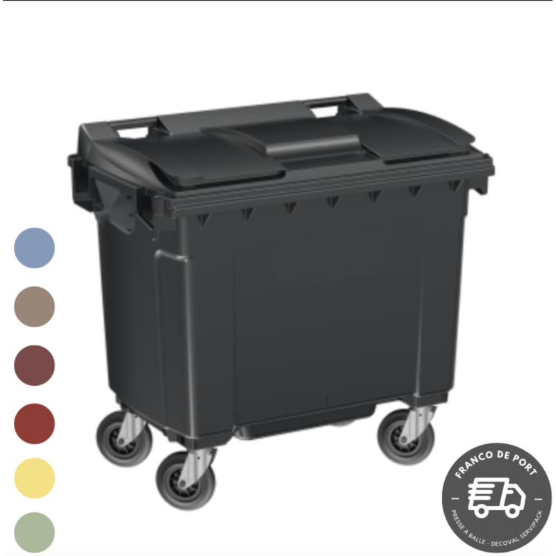 Conteneur 660 L + Fourreau