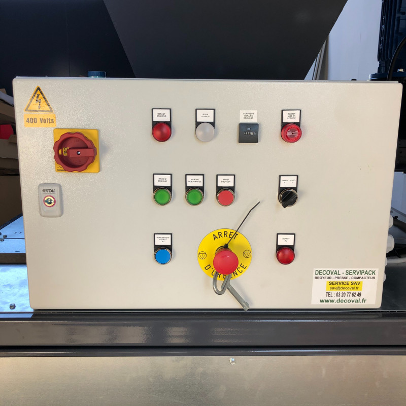 Broyeur de carton pour fabrication de calages chips industriel - TB500