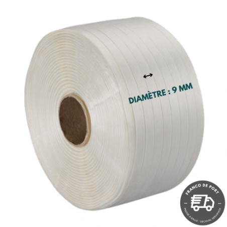 Feuillard de cerclage 9 mm 500 M Feuillard de cerclage 9 mm 500 M
