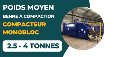 poids benne à compaction compacteur monobloc